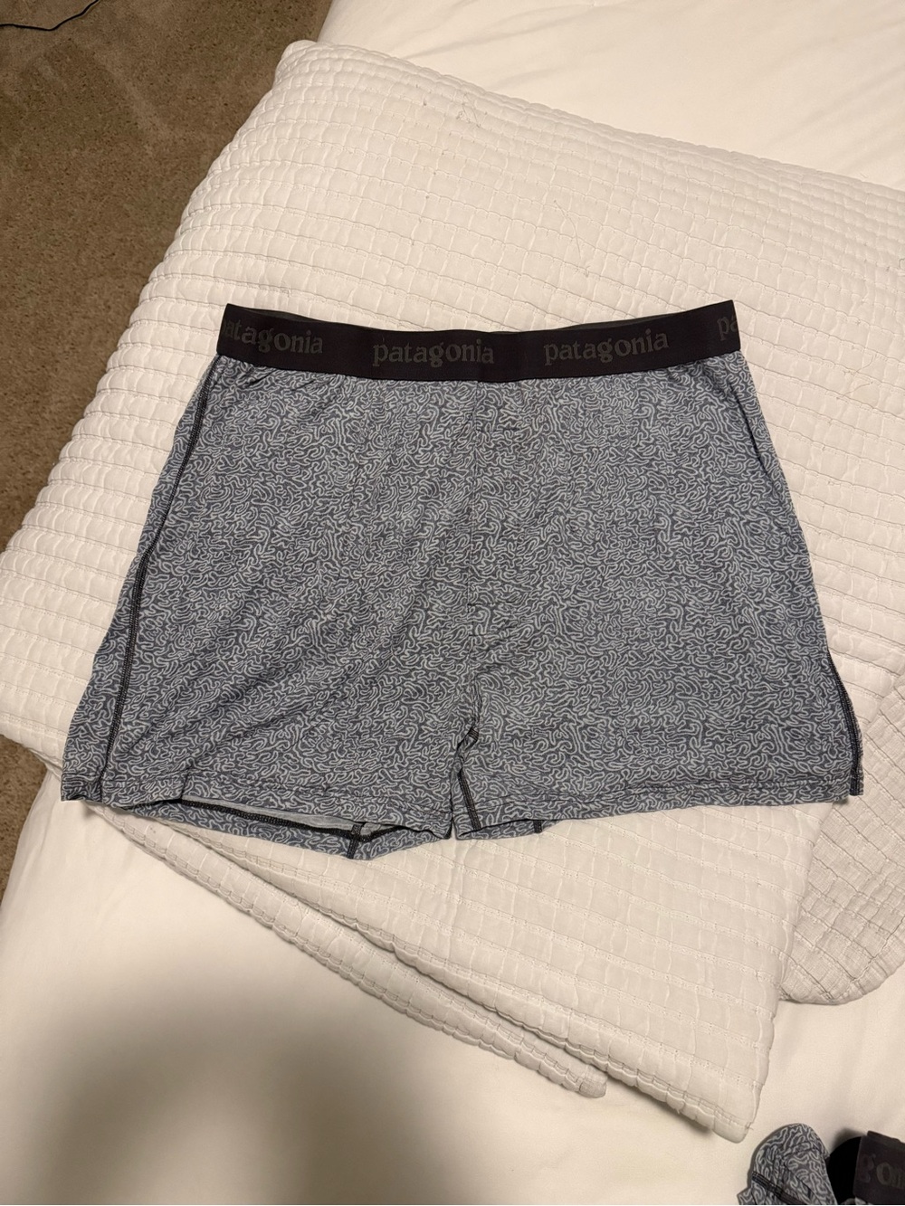 Patagonia Men’s Blue Patterned Boxers